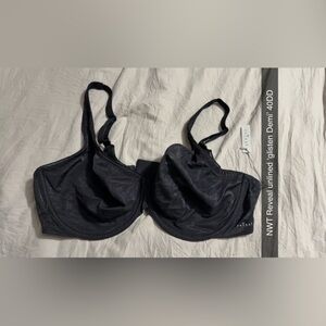 Elegant Black Unlined Demi Bra